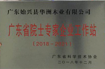 喜訊！華洲木業(yè)獲批建立廣東省院士專家（企業(yè)）工作站(圖1)
